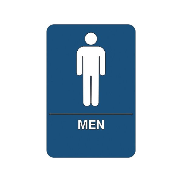 Bsc Preferred Men Restroom ADA Compliant Plastic Sign BUY00087466 - main